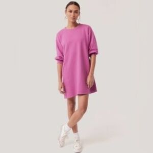 Pact Purple Dress with Pockets